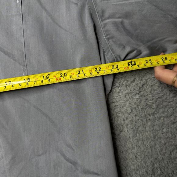 Kenneth Cole Reaction Shirt Men's 2XL Gray Long Sleeve Dress Button Up - Picture 7 of 7